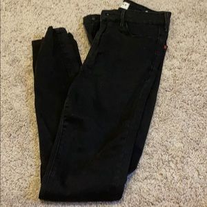 Denim skinny jeggings
